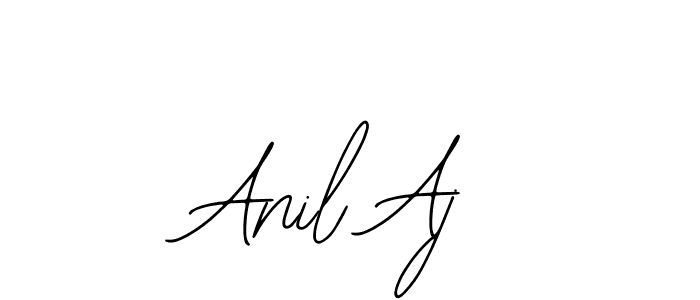 Anil Aj stylish signature style. Best Handwritten Sign (Bearetta-2O07w) for my name. Handwritten Signature Collection Ideas for my name Anil Aj. Anil Aj signature style 12 images and pictures png