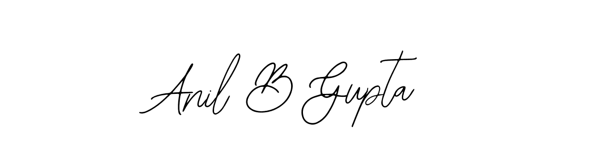 The best way (Bearetta-2O07w) to make a short signature is to pick only two or three words in your name. The name Anil B Gupta include a total of six letters. For converting this name. Anil B Gupta signature style 12 images and pictures png