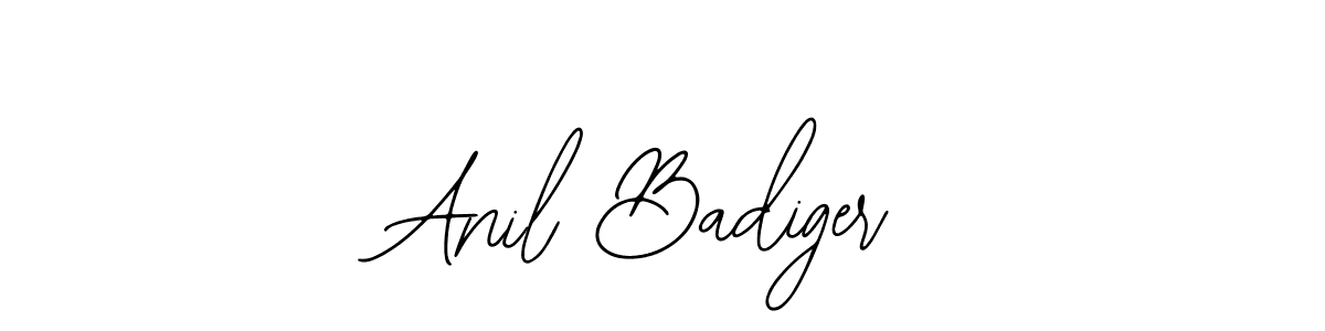 Use a signature maker to create a handwritten signature online. With this signature software, you can design (Bearetta-2O07w) your own signature for name Anil Badiger. Anil Badiger signature style 12 images and pictures png