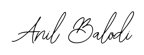 A timeless handwritten aesthetic for Anil Balodi. The Bearetta-2O07w font gives your signature a handcrafted feel with natural curves. Anil Balodi signature style 12 images and pictures png