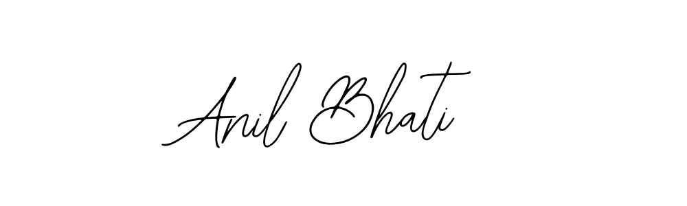 How to make Anil Bhati name signature. Use Bearetta-2O07w style for creating short signs online. This is the latest handwritten sign. Anil Bhati signature style 12 images and pictures png