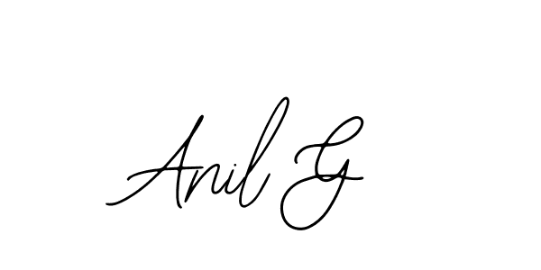 Anil G stylish signature style. Best Handwritten Sign (Bearetta-2O07w) for my name. Handwritten Signature Collection Ideas for my name Anil G. Anil G signature style 12 images and pictures png