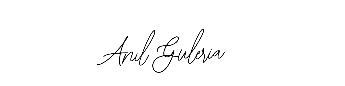 You should practise on your own different ways (Bearetta-2O07w) to write your name (Anil Guleria) in signature. don't let someone else do it for you. Anil Guleria signature style 12 images and pictures png