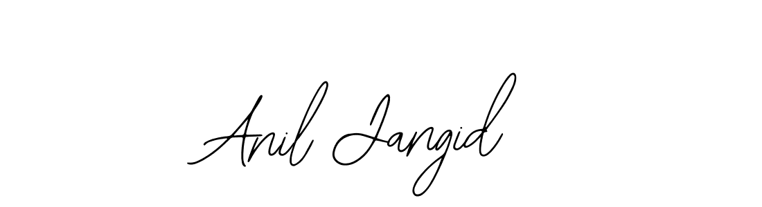 Use a signature maker to create a handwritten signature online. With this signature software, you can design (Bearetta-2O07w) your own signature for name Anil Jangid. Anil Jangid signature style 12 images and pictures png