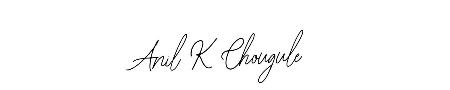 The best way (Bearetta-2O07w) to make a short signature is to pick only two or three words in your name. The name Anil K Chougule include a total of six letters. For converting this name. Anil K Chougule signature style 12 images and pictures png