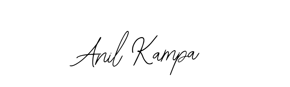 How to make Anil Kampa name signature. Use Bearetta-2O07w style for creating short signs online. This is the latest handwritten sign. Anil Kampa signature style 12 images and pictures png