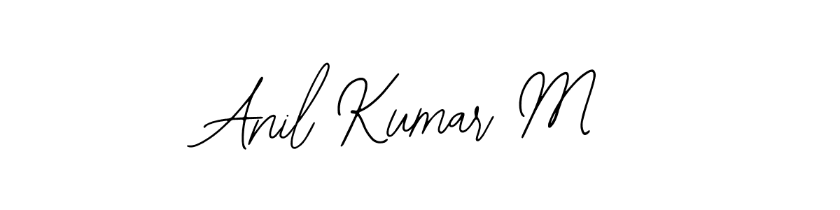 Design your own signature with our free online signature maker. With this signature software, you can create a handwritten (Bearetta-2O07w) signature for name Anil Kumar M. Anil Kumar M signature style 12 images and pictures png