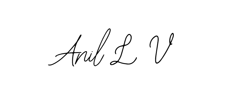 Also You can easily find your signature by using the search form. We will create Anil L V name handwritten signature images for you free of cost using Bearetta-2O07w sign style. Anil L V signature style 12 images and pictures png