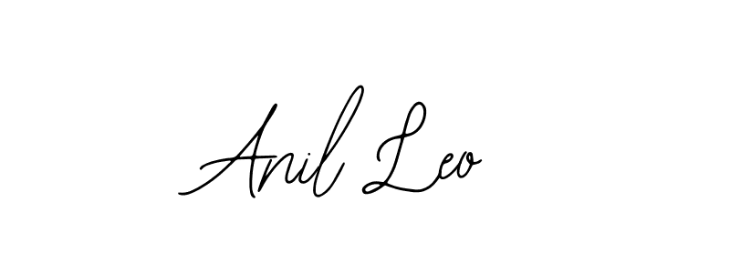 You should practise on your own different ways (Bearetta-2O07w) to write your name (Anil Leo) in signature. don't let someone else do it for you. Anil Leo signature style 12 images and pictures png