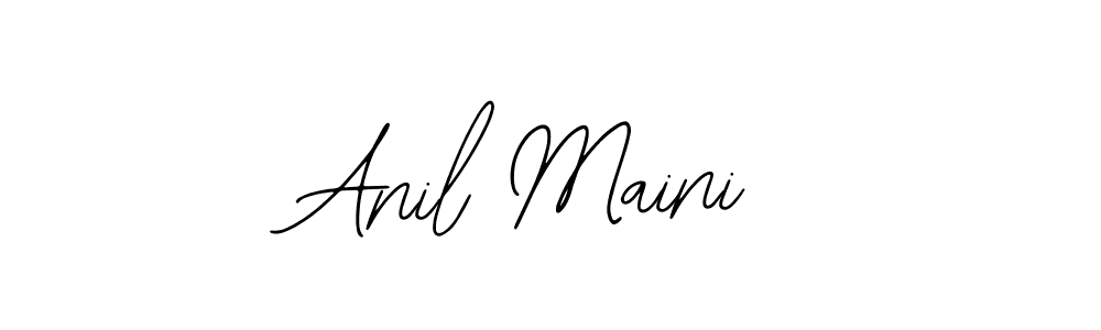 Anil Maini stylish signature style. Best Handwritten Sign (Bearetta-2O07w) for my name. Handwritten Signature Collection Ideas for my name Anil Maini. Anil Maini signature style 12 images and pictures png