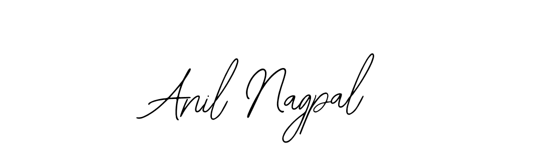 How to make Anil Nagpal name signature. Use Bearetta-2O07w style for creating short signs online. This is the latest handwritten sign. Anil Nagpal signature style 12 images and pictures png