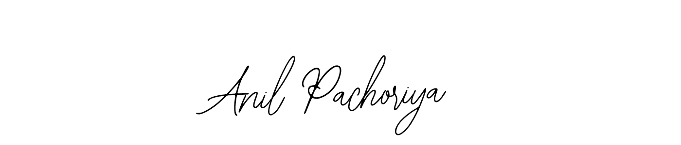 if you are searching for the best signature style for your name Anil Pachoriya. so please give up your signature search. here we have designed multiple signature styles  using Bearetta-2O07w. Anil Pachoriya signature style 12 images and pictures png