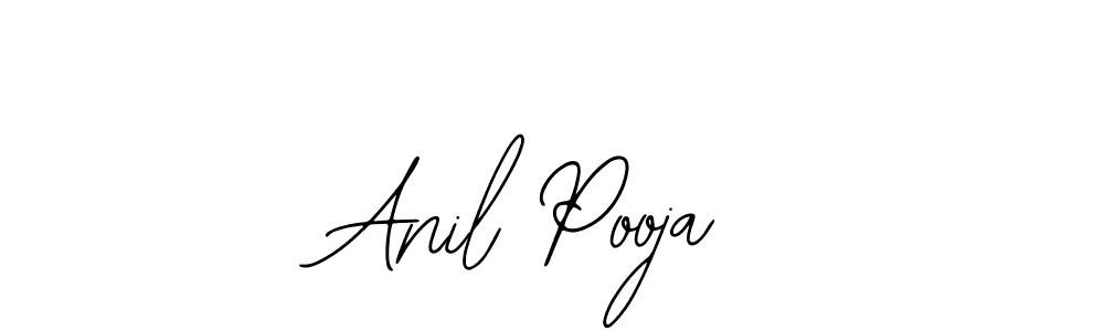 Also You can easily find your signature by using the search form. We will create Anil Pooja name handwritten signature images for you free of cost using Bearetta-2O07w sign style. Anil Pooja signature style 12 images and pictures png