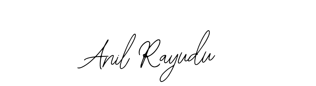 How to make Anil Rayudu name signature. Use Bearetta-2O07w style for creating short signs online. This is the latest handwritten sign. Anil Rayudu signature style 12 images and pictures png