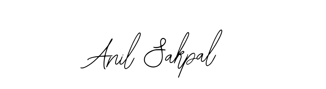 The best way (Bearetta-2O07w) to make a short signature is to pick only two or three words in your name. The name Anil Sakpal include a total of six letters. For converting this name. Anil Sakpal signature style 12 images and pictures png