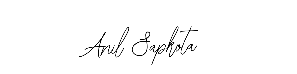 Make a beautiful signature design for name Anil Sapkota. With this signature (Bearetta-2O07w) style, you can create a handwritten signature for free. Anil Sapkota signature style 12 images and pictures png