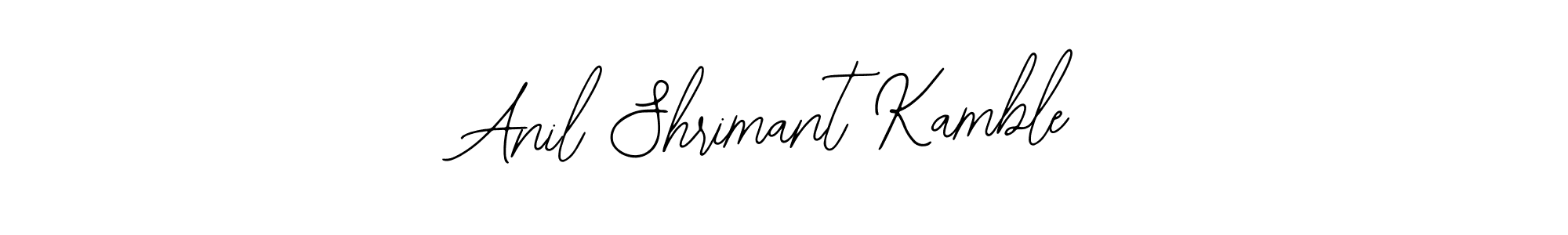 The best way (Bearetta-2O07w) to make a short signature is to pick only two or three words in your name. The name Anil Shrimant Kamble include a total of six letters. For converting this name. Anil Shrimant Kamble signature style 12 images and pictures png