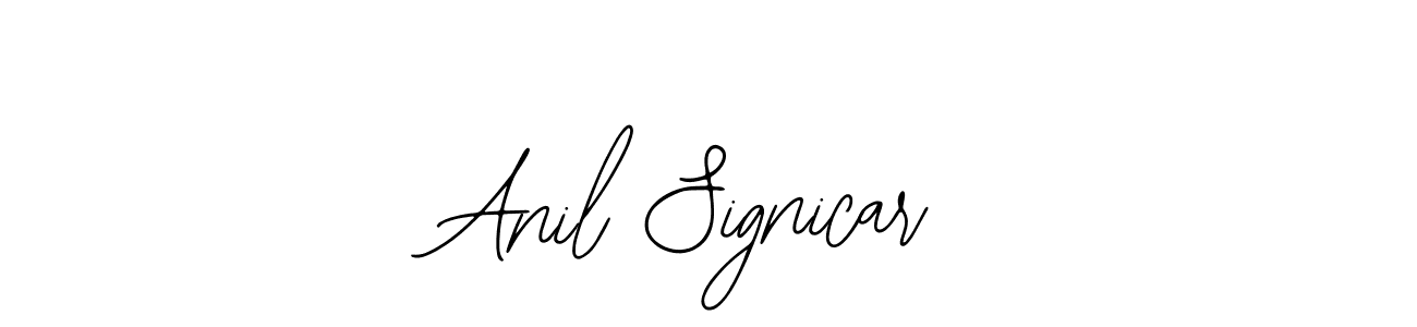 How to make Anil Signicar signature? Bearetta-2O07w is a professional autograph style. Create handwritten signature for Anil Signicar name. Anil Signicar signature style 12 images and pictures png