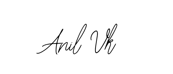 if you are searching for the best signature style for your name Anil Vk. so please give up your signature search. here we have designed multiple signature styles  using Bearetta-2O07w. Anil Vk signature style 12 images and pictures png