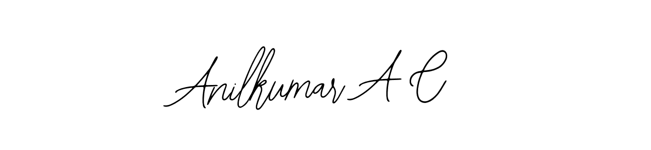 Also You can easily find your signature by using the search form. We will create Anilkumar A C name handwritten signature images for you free of cost using Bearetta-2O07w sign style. Anilkumar A C signature style 12 images and pictures png