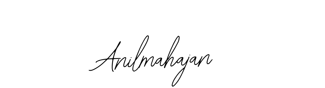 How to make Anilmahajan name signature. Use Bearetta-2O07w style for creating short signs online. This is the latest handwritten sign. Anilmahajan signature style 12 images and pictures png