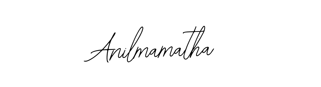 How to make Anilmamatha name signature. Use Bearetta-2O07w style for creating short signs online. This is the latest handwritten sign. Anilmamatha signature style 12 images and pictures png