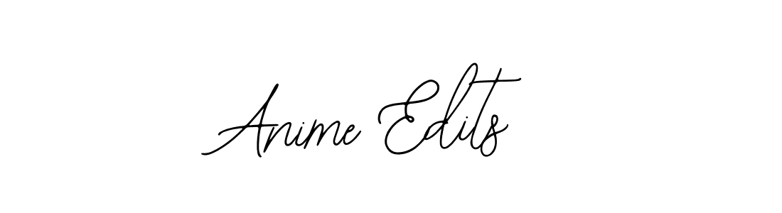 How to make Anime Edits name signature. Use Bearetta-2O07w style for creating short signs online. This is the latest handwritten sign. Anime Edits signature style 12 images and pictures png