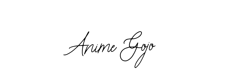 How to make Anime Gojo signature? Bearetta-2O07w is a professional autograph style. Create handwritten signature for Anime Gojo name. Anime Gojo signature style 12 images and pictures png