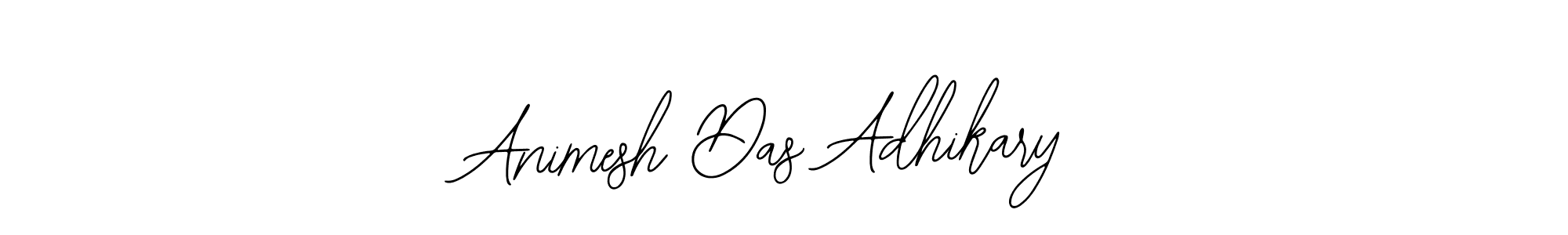 How to make Animesh Das Adhikary name signature. Use Bearetta-2O07w style for creating short signs online. This is the latest handwritten sign. Animesh Das Adhikary signature style 12 images and pictures png