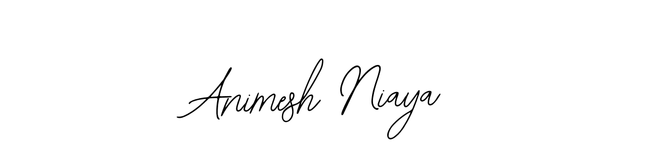 Also You can easily find your signature by using the search form. We will create Animesh Niaya name handwritten signature images for you free of cost using Bearetta-2O07w sign style. Animesh Niaya signature style 12 images and pictures png