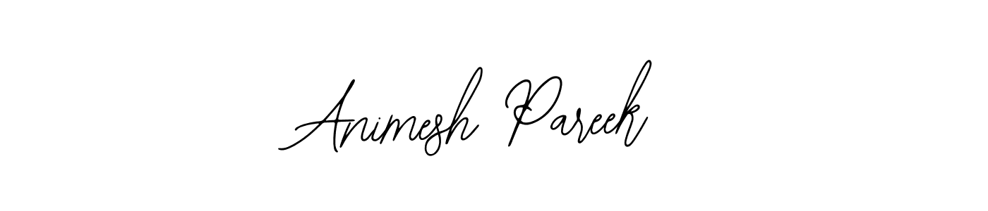 You should practise on your own different ways (Bearetta-2O07w) to write your name (Animesh Pareek) in signature. don't let someone else do it for you. Animesh Pareek signature style 12 images and pictures png