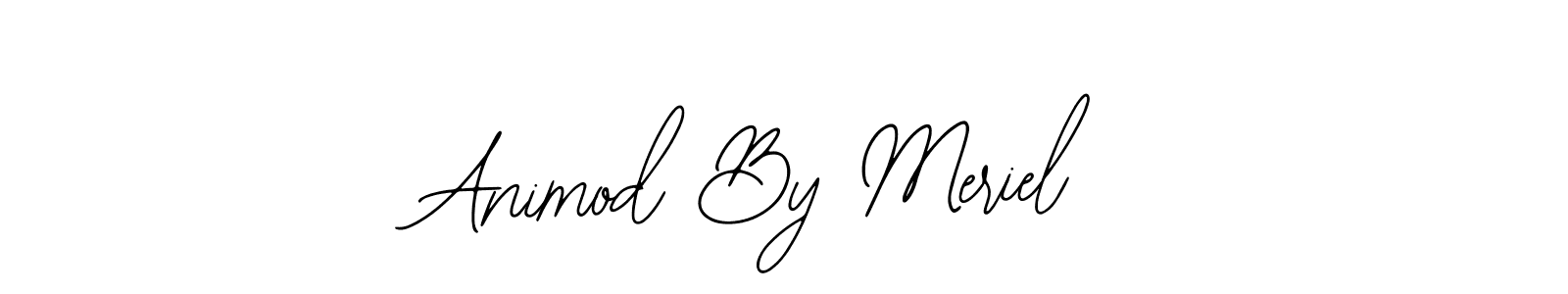 Also You can easily find your signature by using the search form. We will create Animod By Meriel name handwritten signature images for you free of cost using Bearetta-2O07w sign style. Animod By Meriel signature style 12 images and pictures png