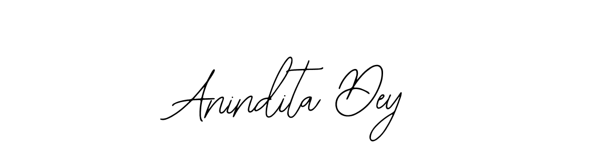 Bearetta-2O07w is a professional signature style that is perfect for those who want to add a touch of class to their signature. It is also a great choice for those who want to make their signature more unique. Get Anindita Dey name to fancy signature for free. Anindita Dey signature style 12 images and pictures png