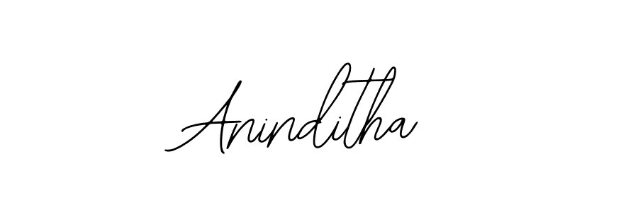 if you are searching for the best signature style for your name Aninditha. so please give up your signature search. here we have designed multiple signature styles  using Bearetta-2O07w. Aninditha signature style 12 images and pictures png