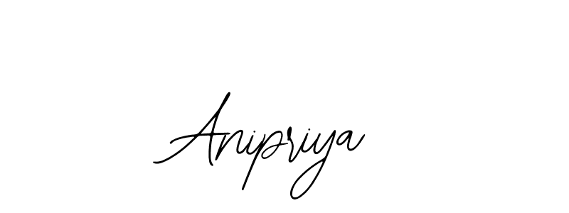 Use a signature maker to create a handwritten signature online. With this signature software, you can design (Bearetta-2O07w) your own signature for name Anipriya. Anipriya signature style 12 images and pictures png