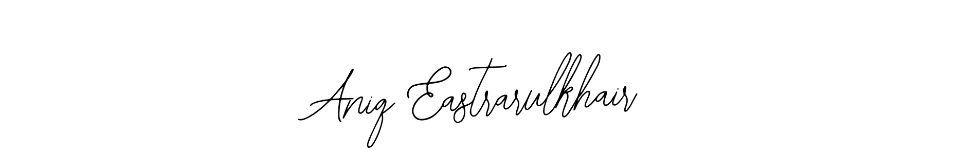 Create a beautiful signature design for name Aniq Eastrarulkhair. With this signature (Bearetta-2O07w) fonts, you can make a handwritten signature for free. Aniq Eastrarulkhair signature style 12 images and pictures png