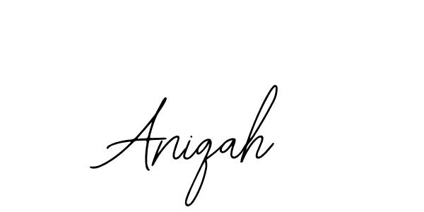 Aniqah stylish signature style. Best Handwritten Sign (Bearetta-2O07w) for my name. Handwritten Signature Collection Ideas for my name Aniqah. Aniqah signature style 12 images and pictures png