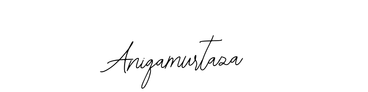 This is the best signature style for the Aniqamurtaza name. Also you like these signature font (Bearetta-2O07w). Mix name signature. Aniqamurtaza signature style 12 images and pictures png