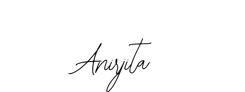 The best way (Bearetta-2O07w) to make a short signature is to pick only two or three words in your name. The name Anirjita include a total of six letters. For converting this name. Anirjita signature style 12 images and pictures png