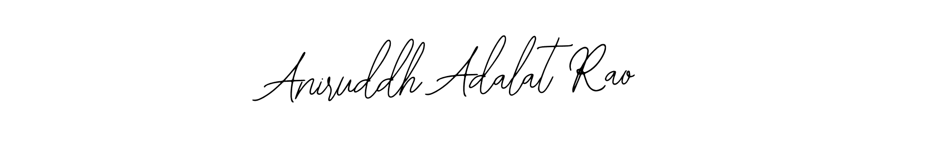 How to make Aniruddh Adalat Rao name signature. Use Bearetta-2O07w style for creating short signs online. This is the latest handwritten sign. Aniruddh Adalat Rao signature style 12 images and pictures png