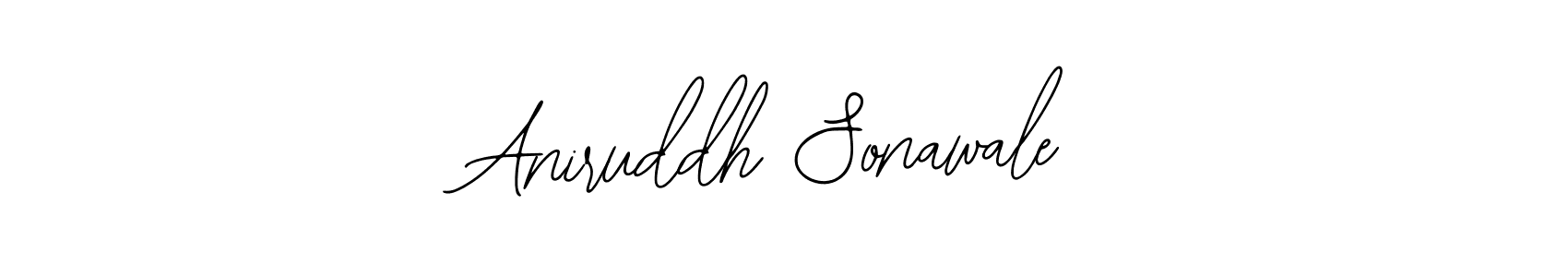 The best way (Bearetta-2O07w) to make a short signature is to pick only two or three words in your name. The name Aniruddh Sonawale include a total of six letters. For converting this name. Aniruddh Sonawale signature style 12 images and pictures png