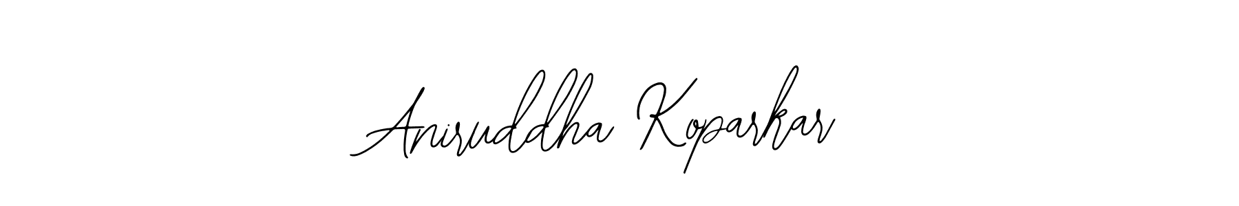 Make a beautiful signature design for name Aniruddha Koparkar. With this signature (Bearetta-2O07w) style, you can create a handwritten signature for free. Aniruddha Koparkar signature style 12 images and pictures png