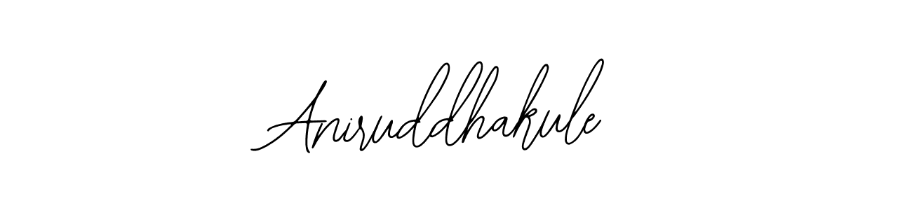 How to make Aniruddhakule name signature. Use Bearetta-2O07w style for creating short signs online. This is the latest handwritten sign. Aniruddhakule signature style 12 images and pictures png