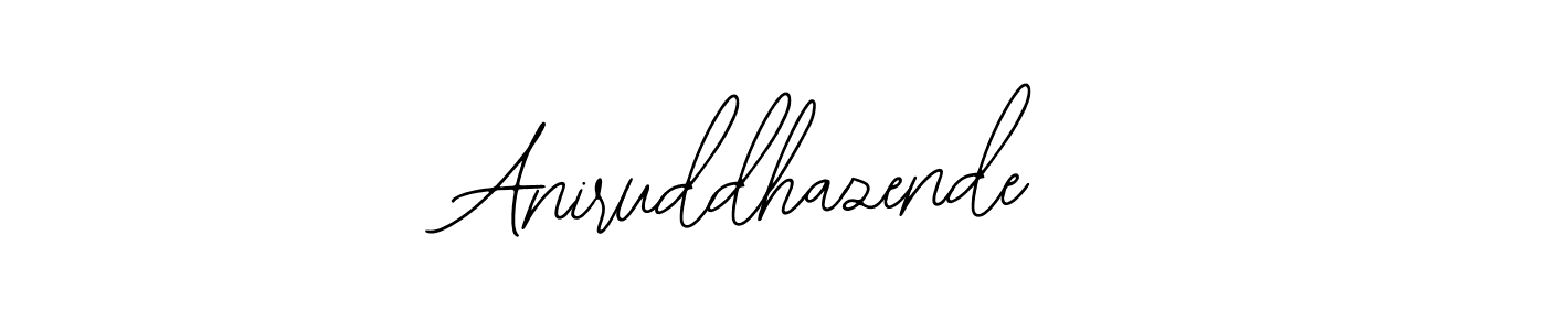 Design your own signature with our free online signature maker. With this signature software, you can create a handwritten (Bearetta-2O07w) signature for name Aniruddhazende. Aniruddhazende signature style 12 images and pictures png