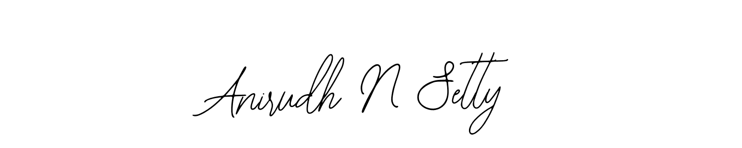 How to Draw Anirudh N Setty signature style? Bearetta-2O07w is a latest design signature styles for name Anirudh N Setty. Anirudh N Setty signature style 12 images and pictures png