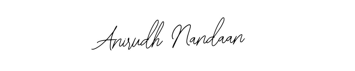 You should practise on your own different ways (Bearetta-2O07w) to write your name (Anirudh Nandaan) in signature. don't let someone else do it for you. Anirudh Nandaan signature style 12 images and pictures png