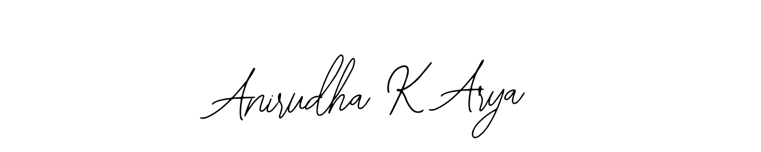 Anirudha K Arya stylish signature style. Best Handwritten Sign (Bearetta-2O07w) for my name. Handwritten Signature Collection Ideas for my name Anirudha K Arya. Anirudha K Arya signature style 12 images and pictures png