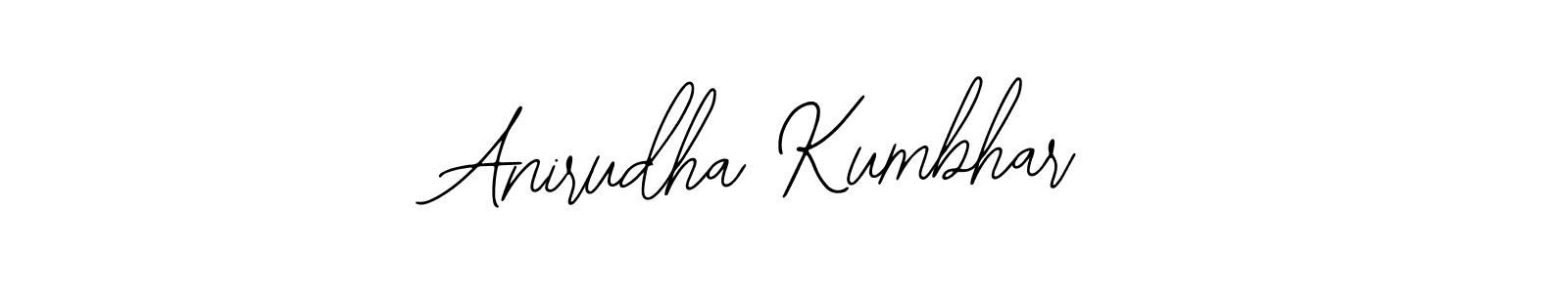 Use a signature maker to create a handwritten signature online. With this signature software, you can design (Bearetta-2O07w) your own signature for name Anirudha Kumbhar. Anirudha Kumbhar signature style 12 images and pictures png