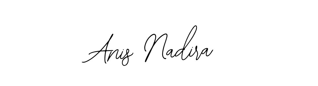 The best way (Bearetta-2O07w) to make a short signature is to pick only two or three words in your name. The name Anis Nadira include a total of six letters. For converting this name. Anis Nadira signature style 12 images and pictures png