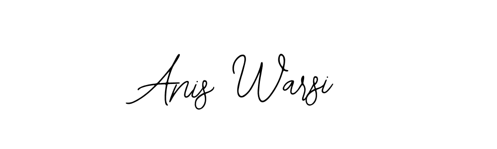 Anis Warsi stylish signature style. Best Handwritten Sign (Bearetta-2O07w) for my name. Handwritten Signature Collection Ideas for my name Anis Warsi. Anis Warsi signature style 12 images and pictures png